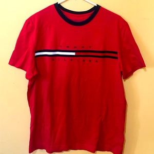 T-shirt’s from Hilfiger, polo, nautica, and pink.